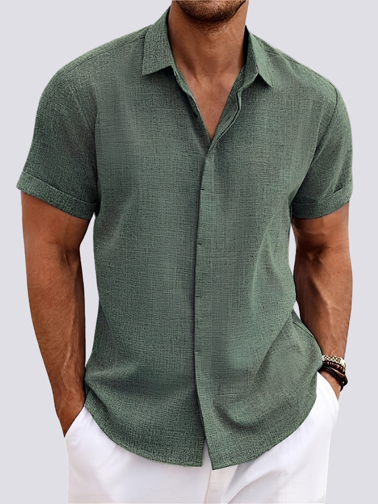 Dale - Chemise décontractée et ample pour hommes