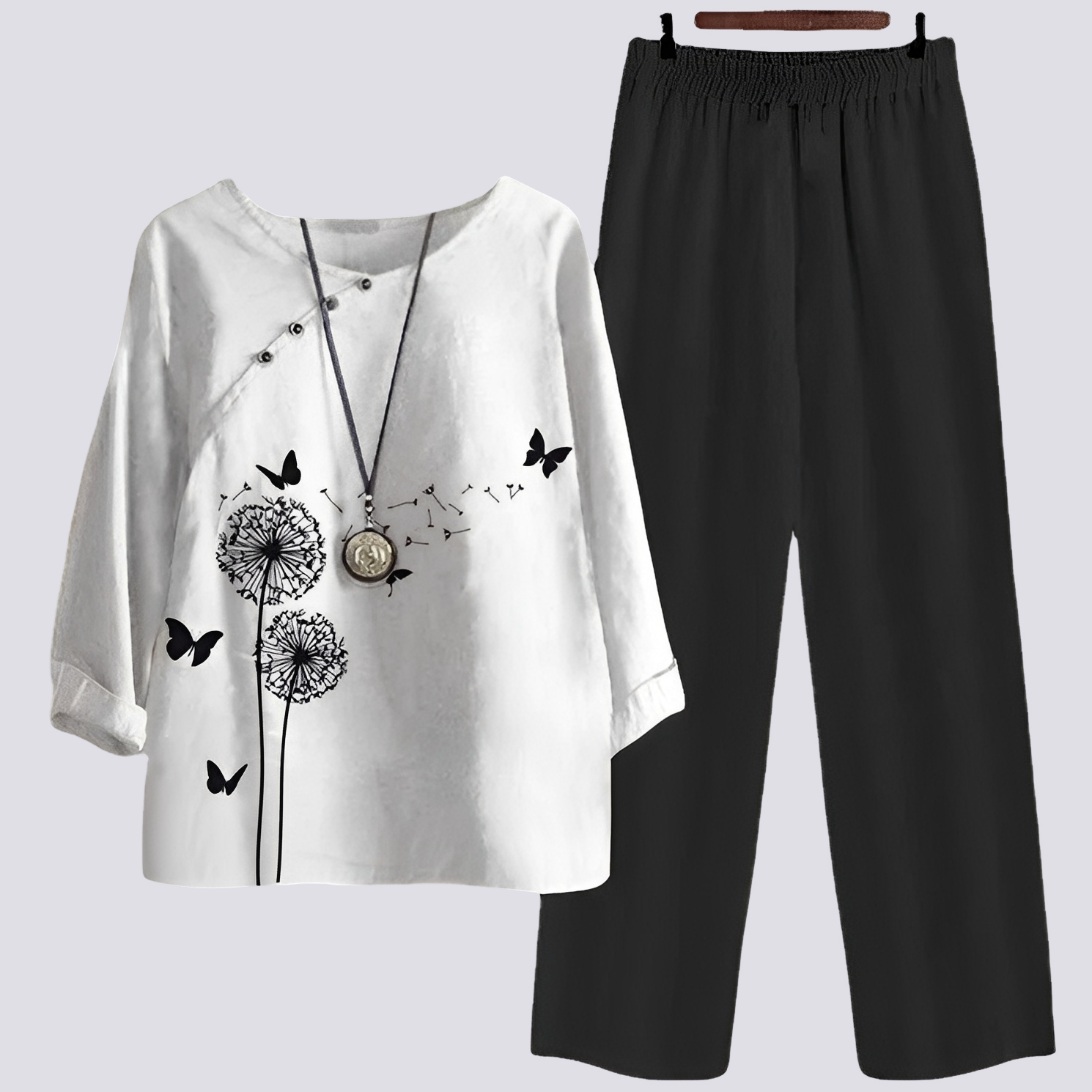 Jodie - Ensemble élégant et agréable avec motif pour femmes