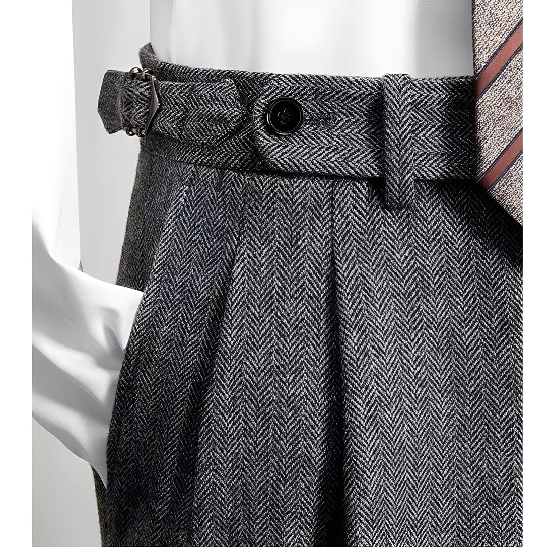Bartosz – Pantalon de Loisir Tweed Hommes