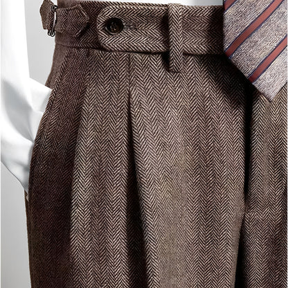 Bartosz – Pantalon de Loisir Tweed Hommes
