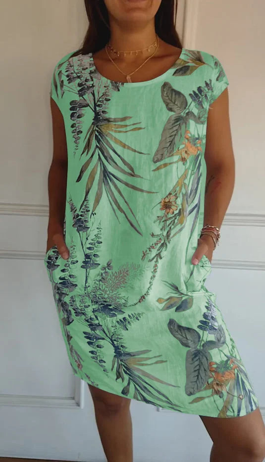 Britt – Robe Imprimée Col Rond