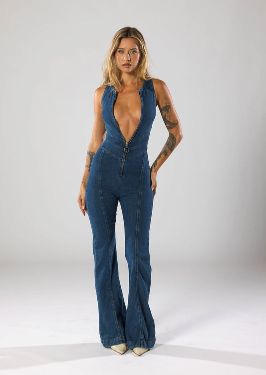 Vivienne – Combinaison en Denim