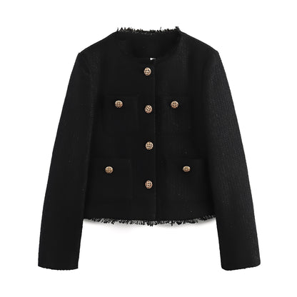 Muriel - Casual buttoned jacket for women