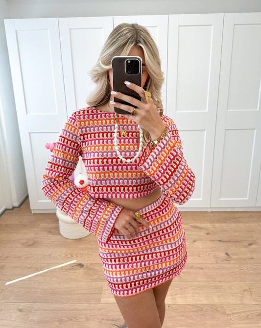 Giada – Ensemble Crop Top et Minijupe