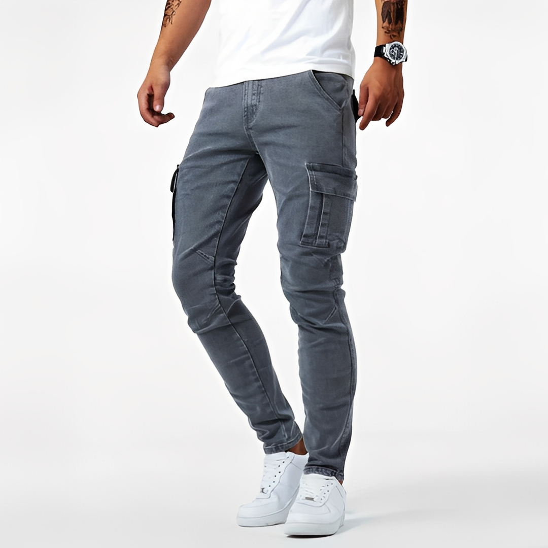 Enzo - Pantalon cargo tendance pour homme