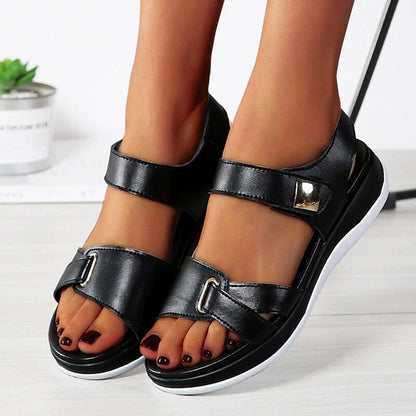 Dominika - Elegante flache orthopädische Sandalen
