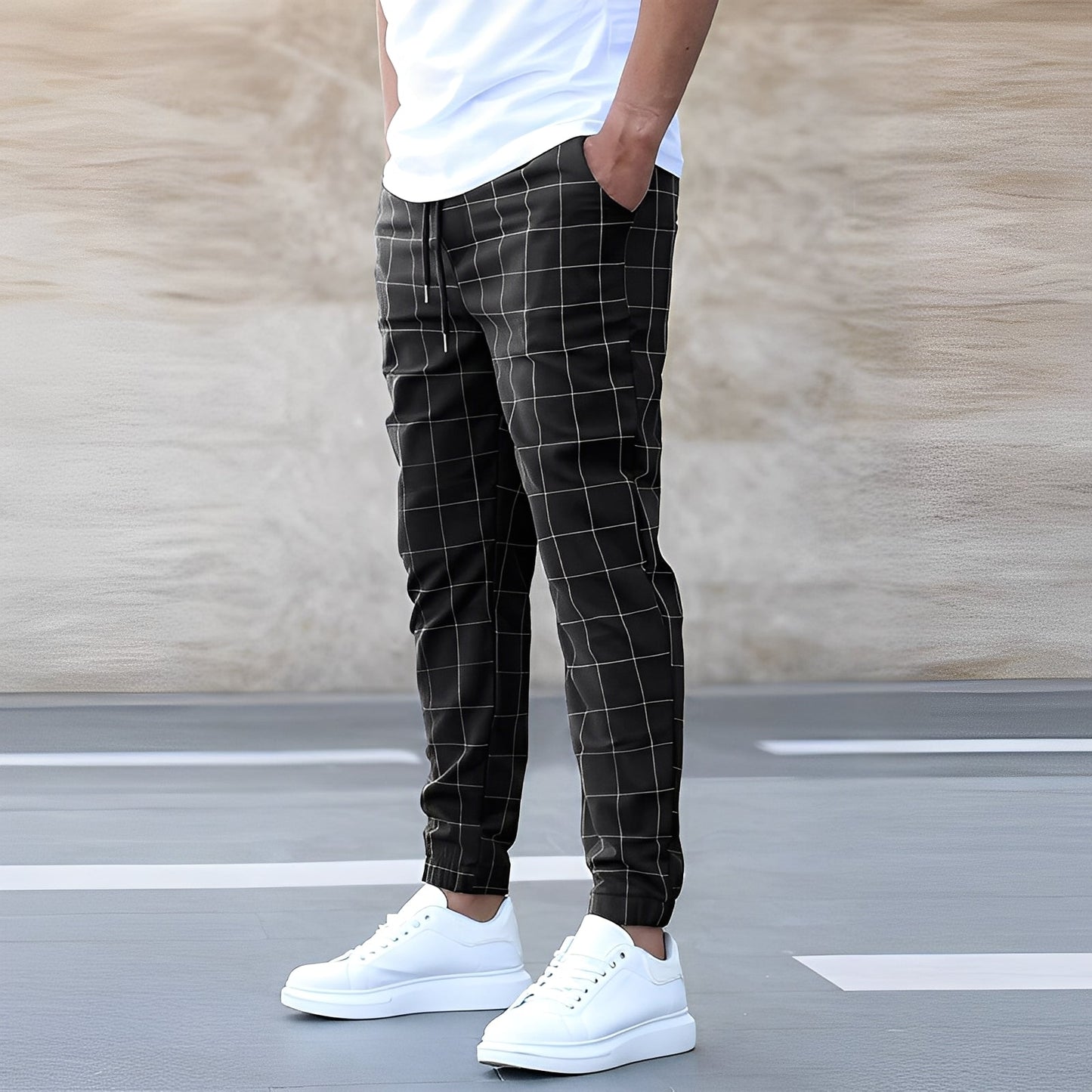 Raynard - Pantalon homme à motifs décontracté
