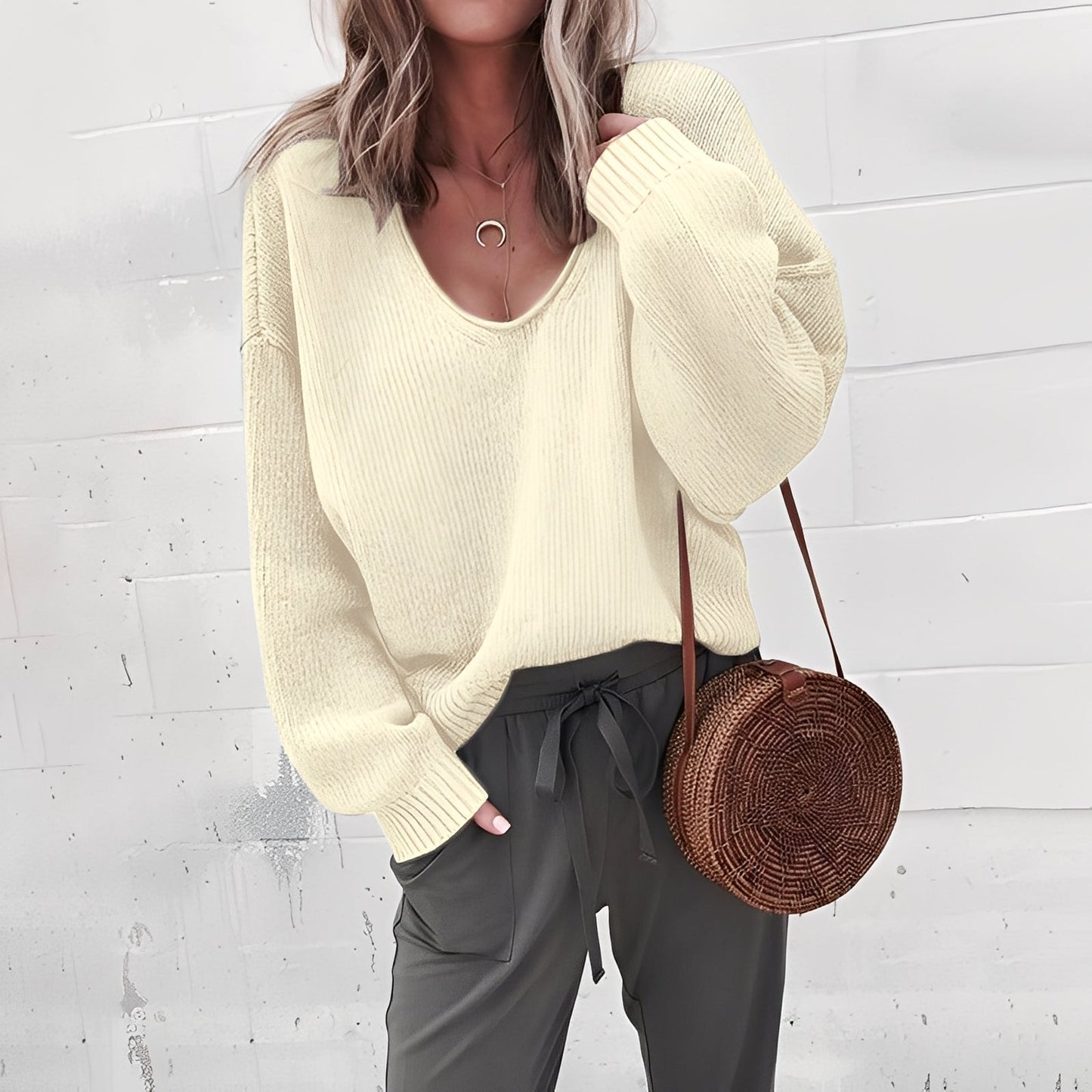 Kaylen - Pull ample et relax pour femmes