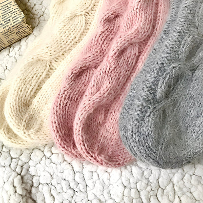 Dorothy - Chaussettes en laine tricotée chaudes pour femmes
