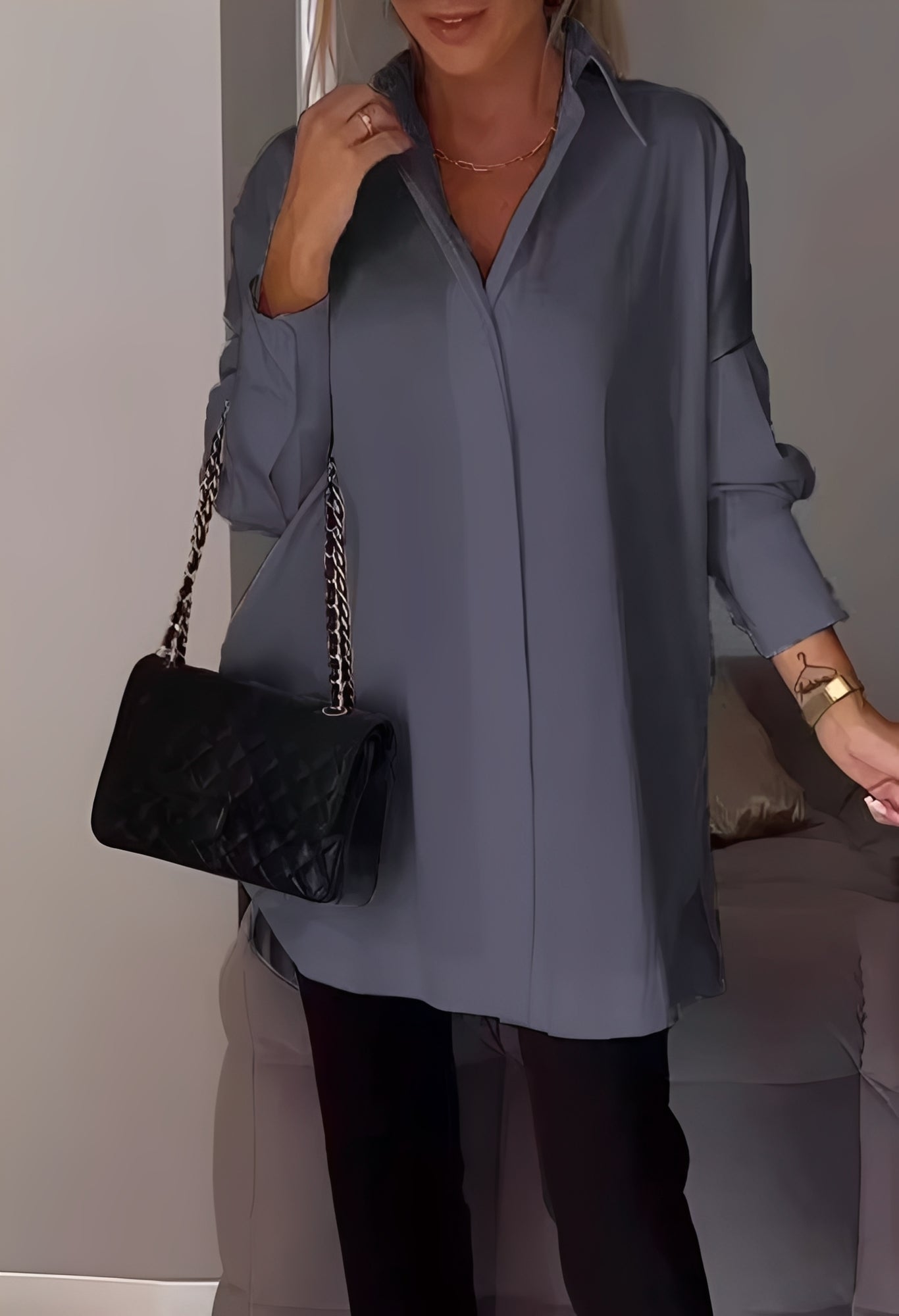 Lauren - Blouse élégante à manches longues