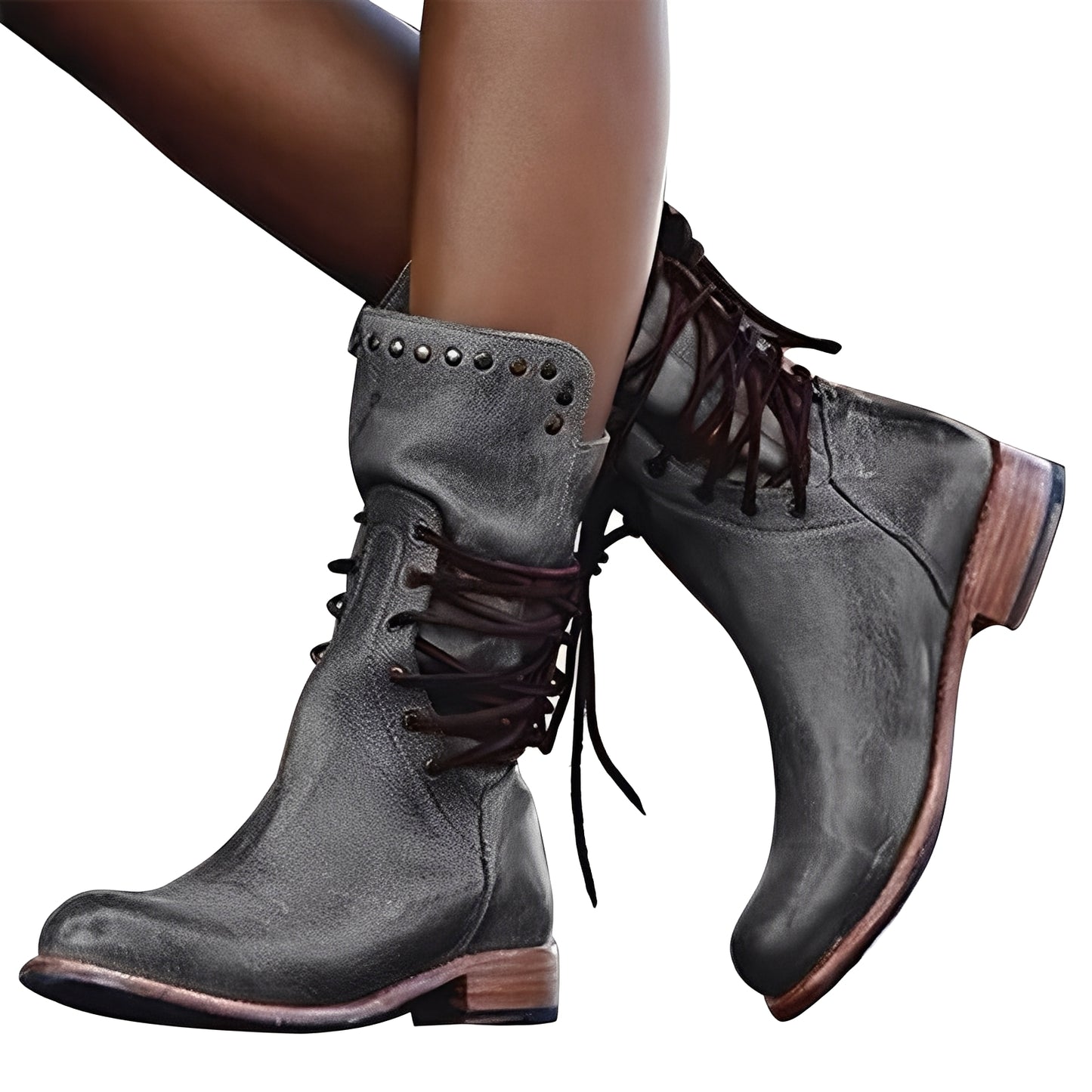 Alexandra - Bottes longues en cuir pour femmes