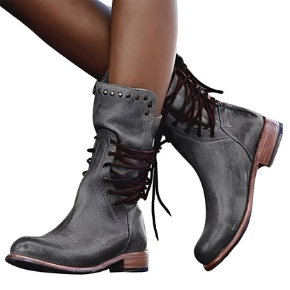 Alexandra - Bottes longues en cuir pour femmes