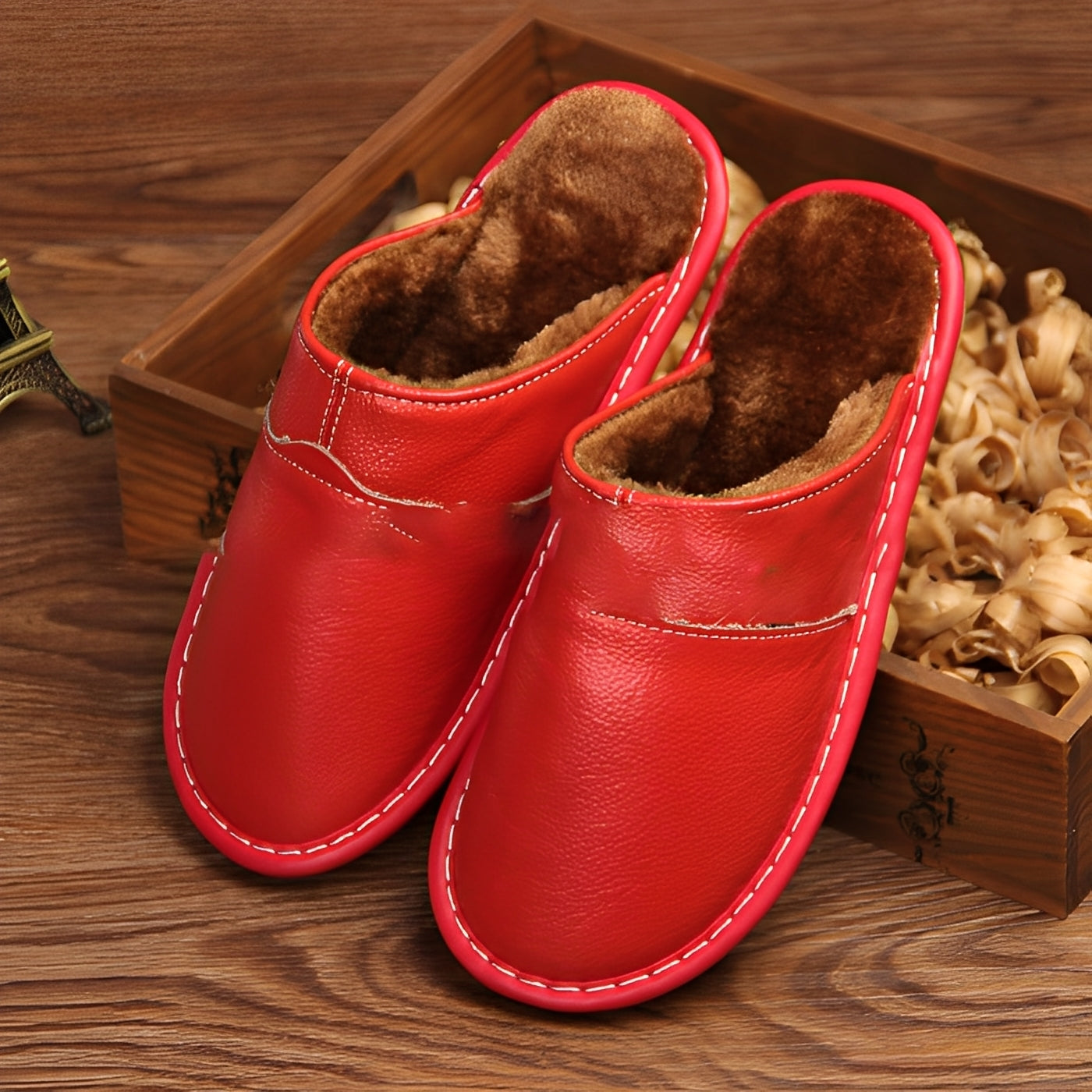 Xavier - Sandales chaudes en coton pour hommes