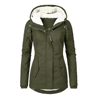 Earleen - Veste chaude en polaire Sherpa pour femmes