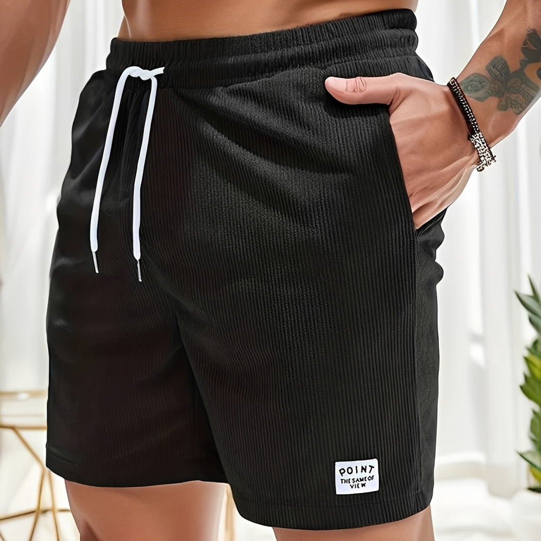 Devonto - Short d'été rayé confortable pour homme