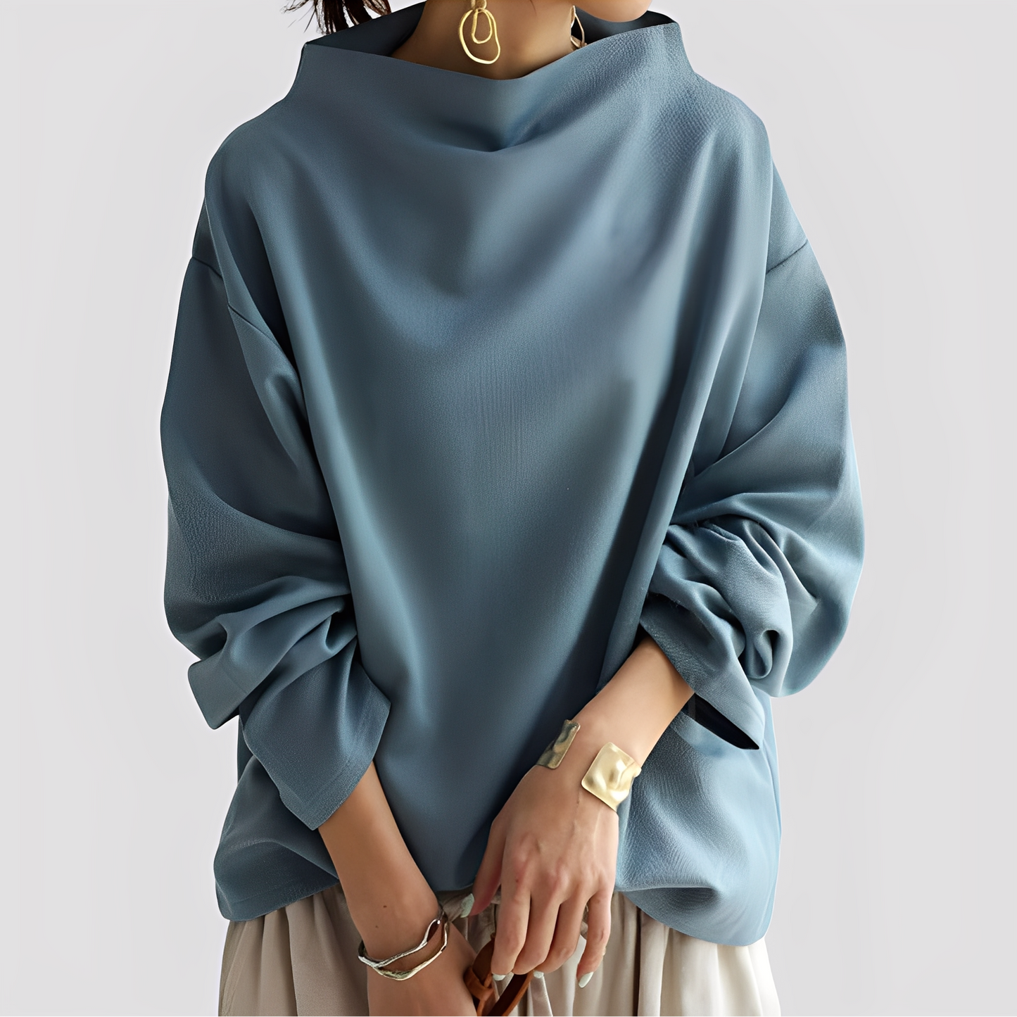 Romayne - Pull à col roulé chic pour femmes