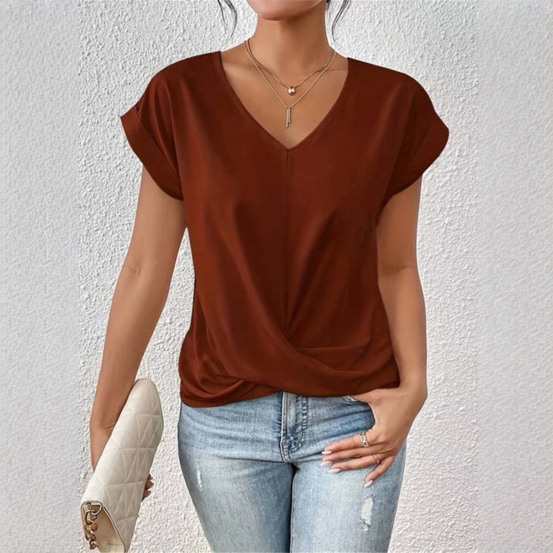 Jayva - T-shirt d'été élégant pour femmes
