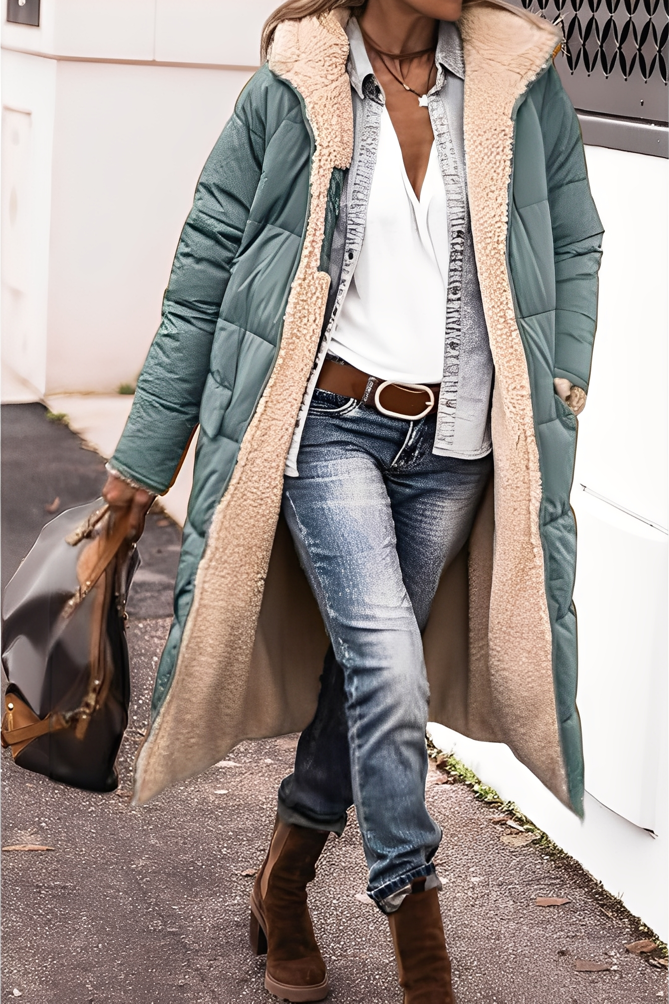 Carina - Parka chic avec capuche pour femmes