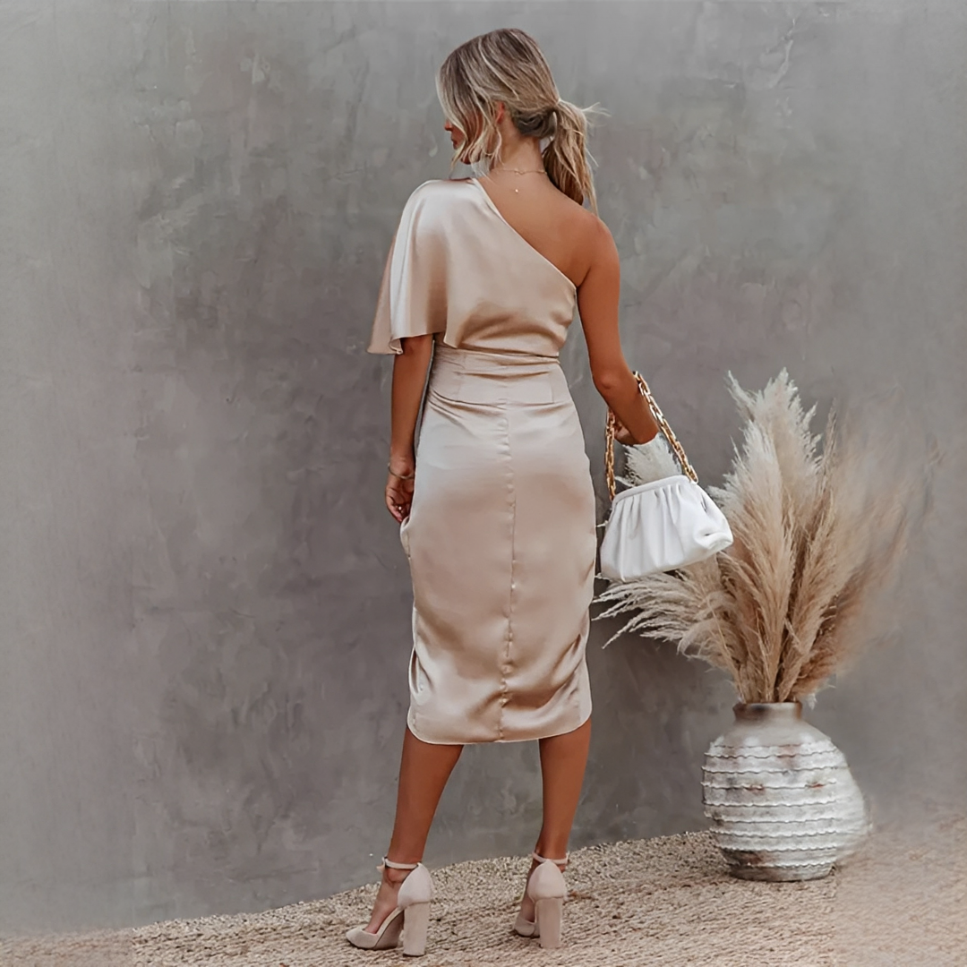 Glaiza - Robe asymétrique élégante pour femmes