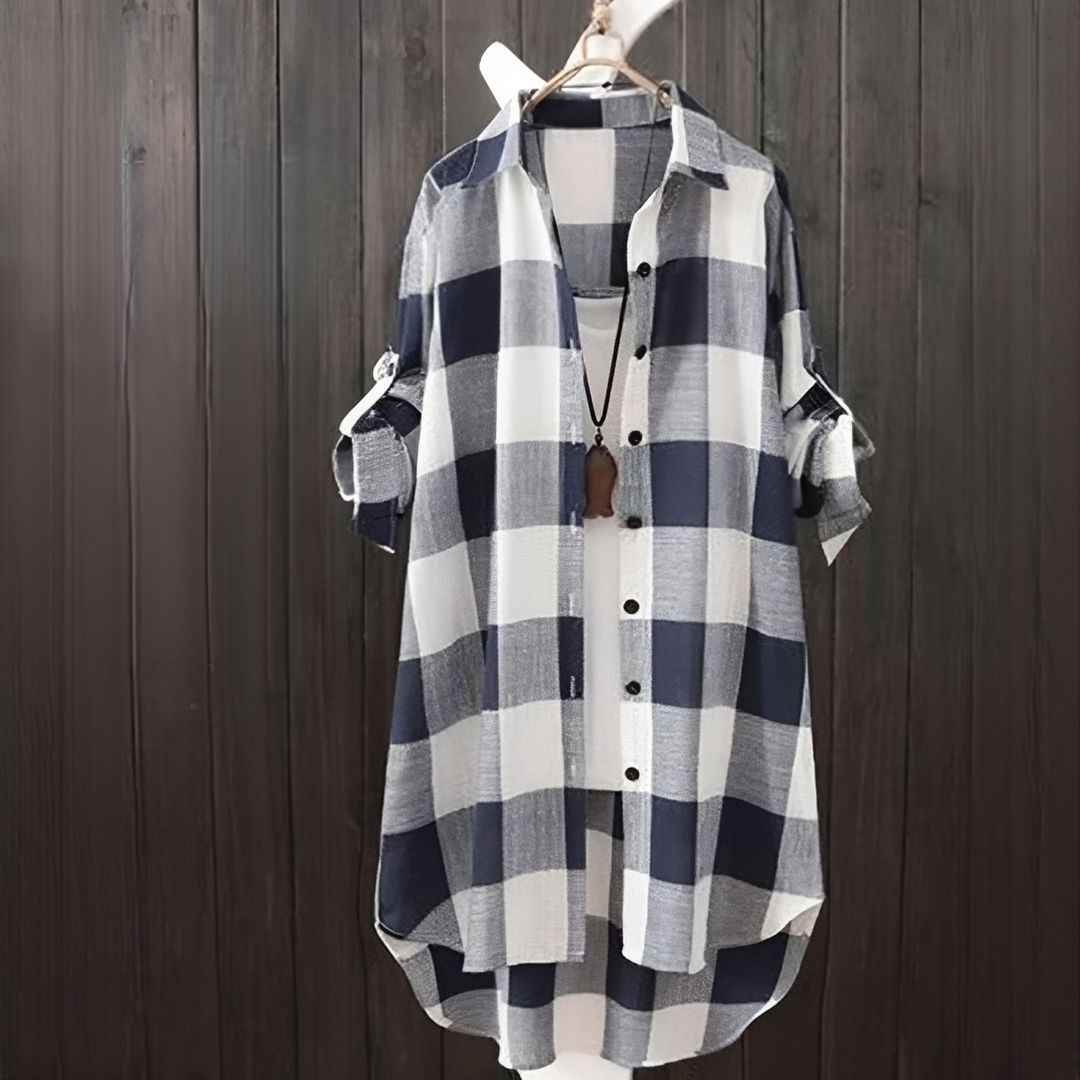 Janis - Chemise à Carreaux Coupe Ample