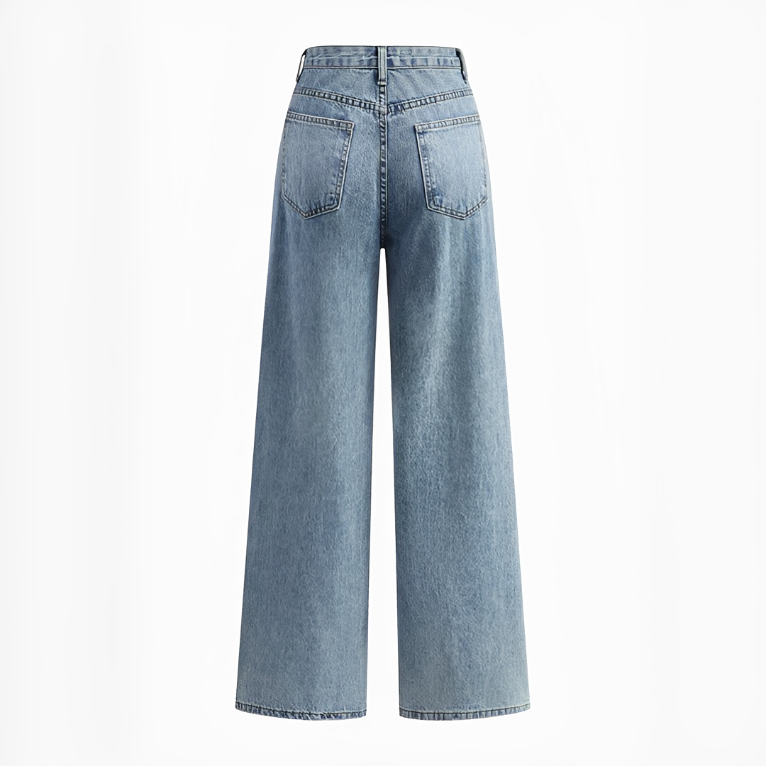 Jolina - Pantalon à la taille asymétrique