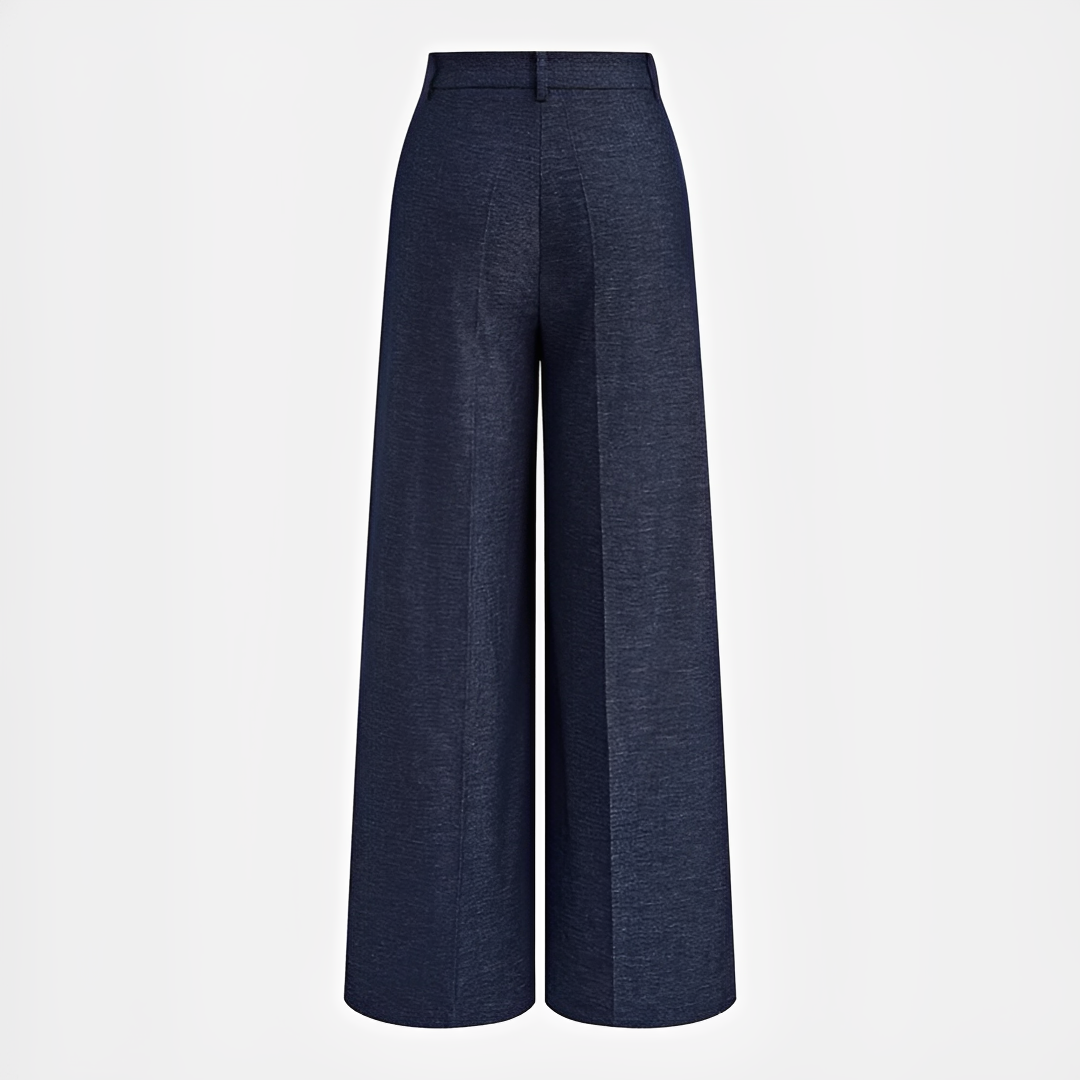 Leilani - Pantalon large asymétrique