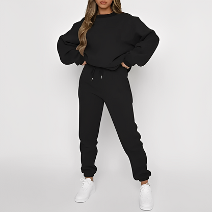 Chandrina - Lässiges Set aus Pullover und Hose für Damen