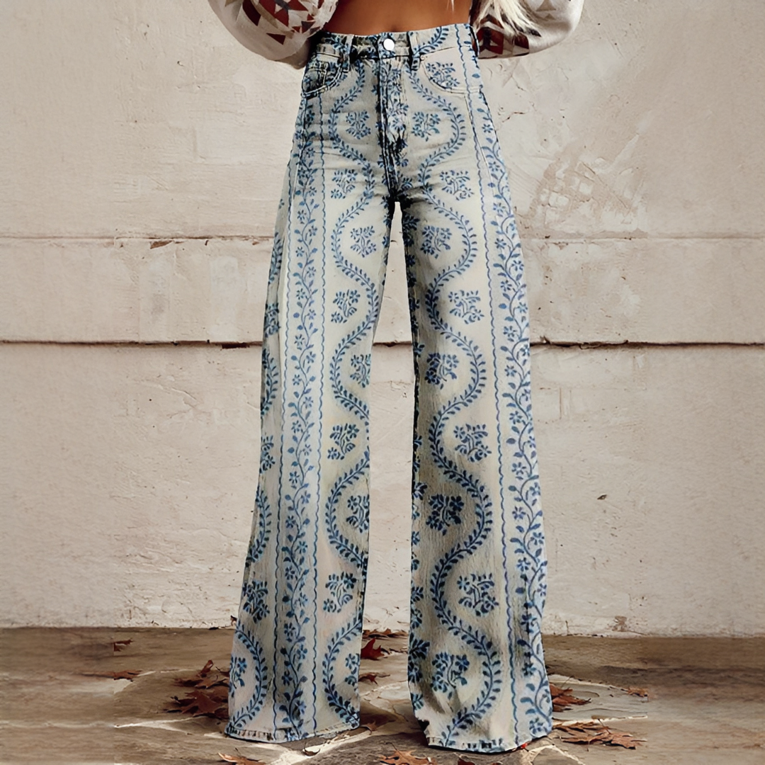Shannon - Pantalon Large Stylé