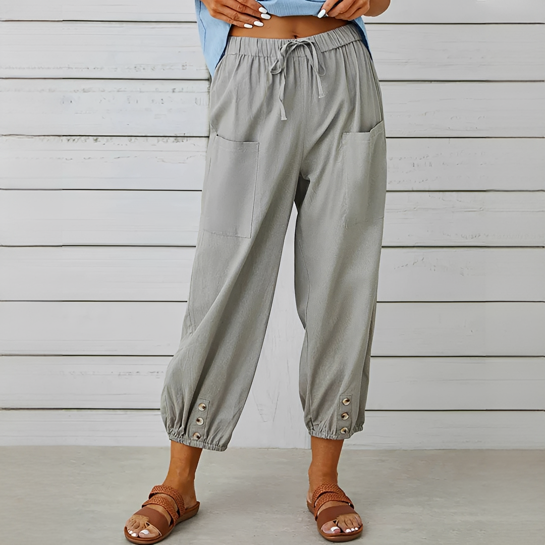 Scarlett - Pantalon confortable à cordon