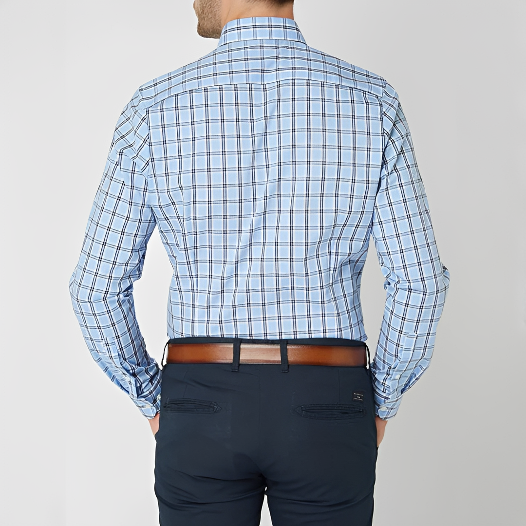 Lance - Chemise à carreaux à manches longues pour homme