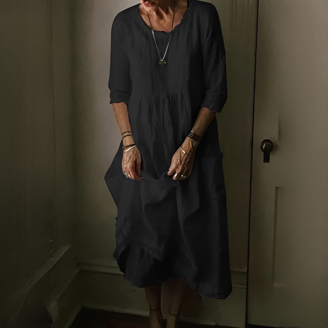 Aimee - Robe Plissée Confortable