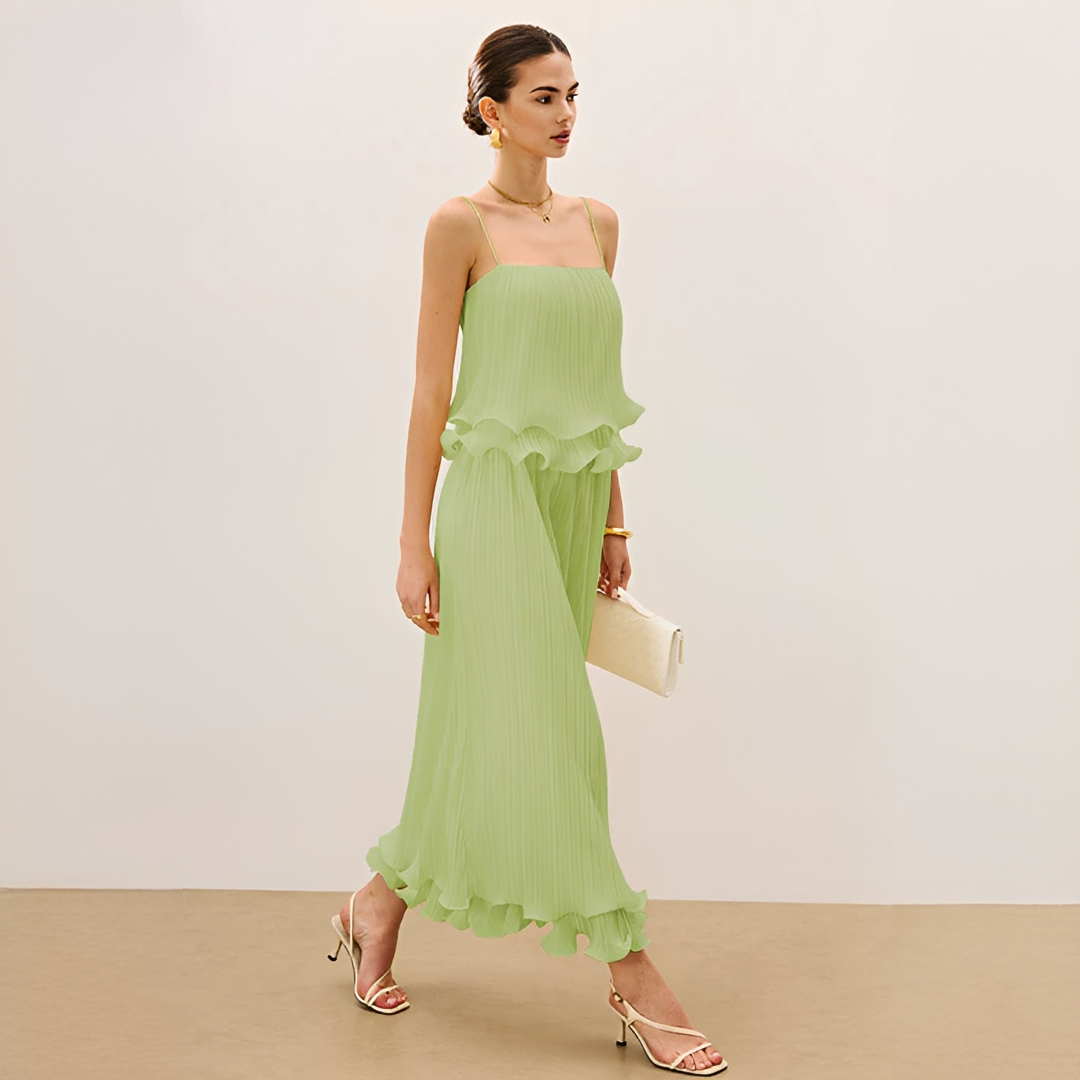 Daphne - Set Élegant de Jupe Plissée