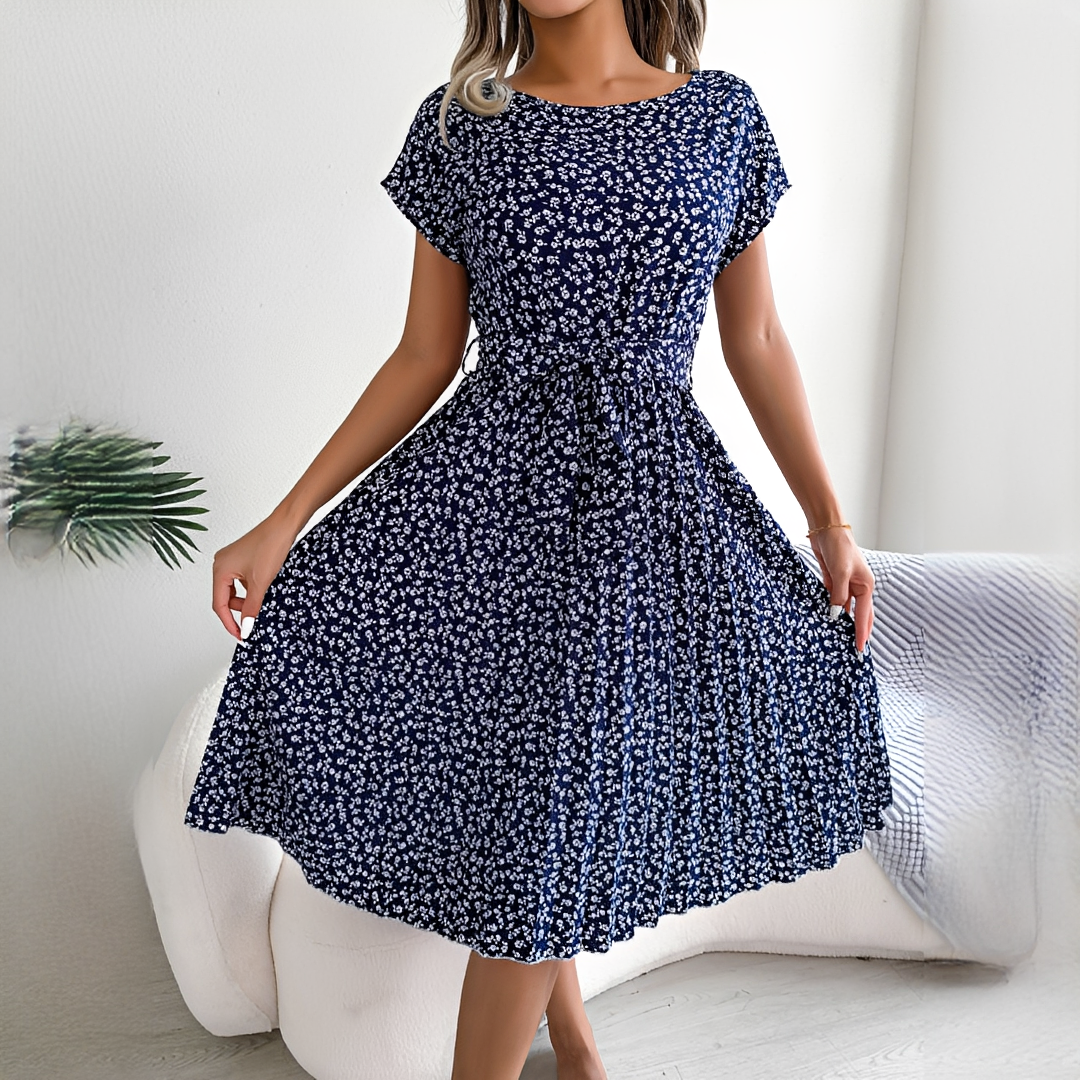 Lyka - Robe d'été élégante à manches courtes pour femme
