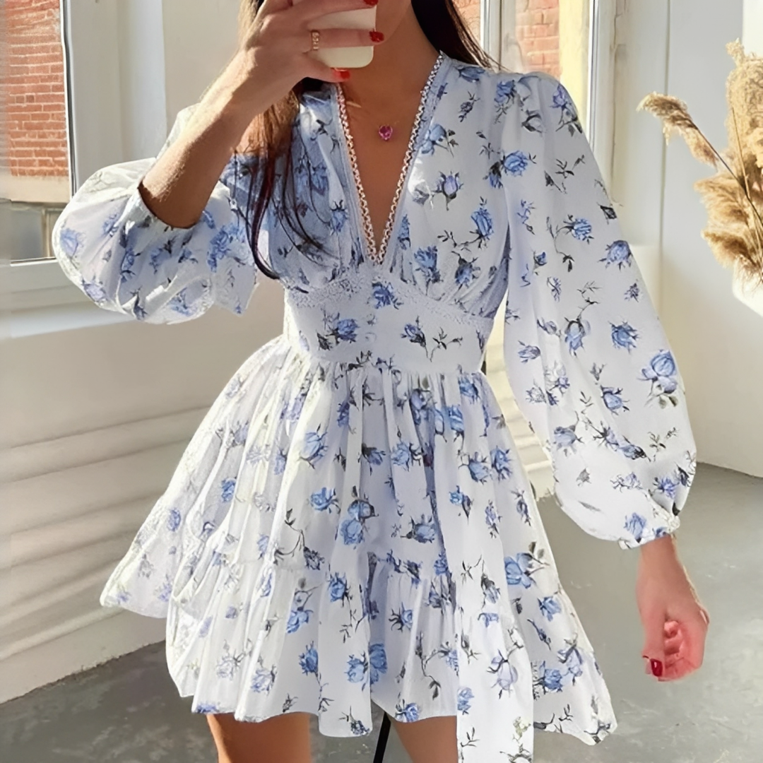 Jessamin - Robe d'été élégante à motifs floraux pour femme