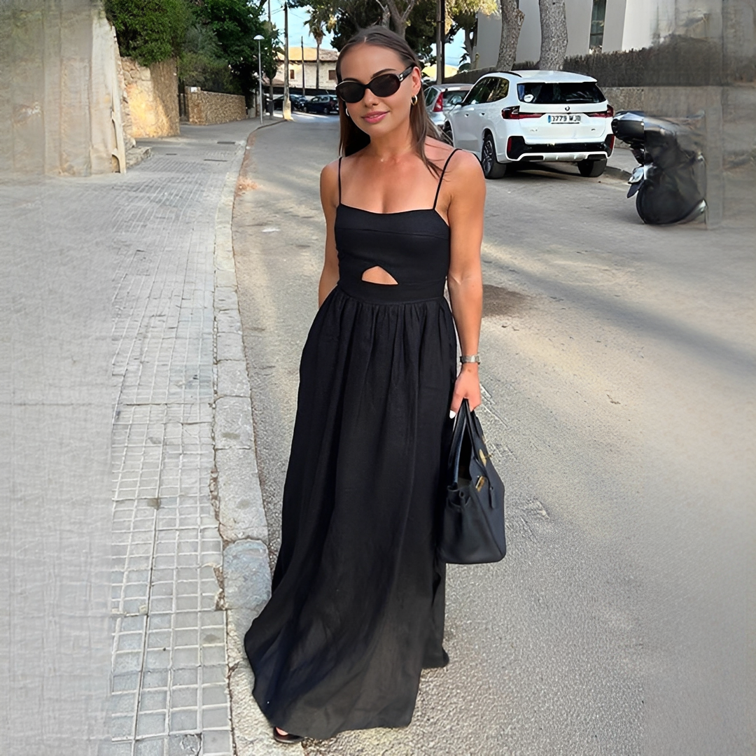 Meadel - Robe longue chic sans manches