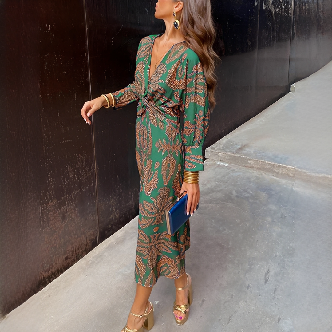 Elsie - Robe longue chic