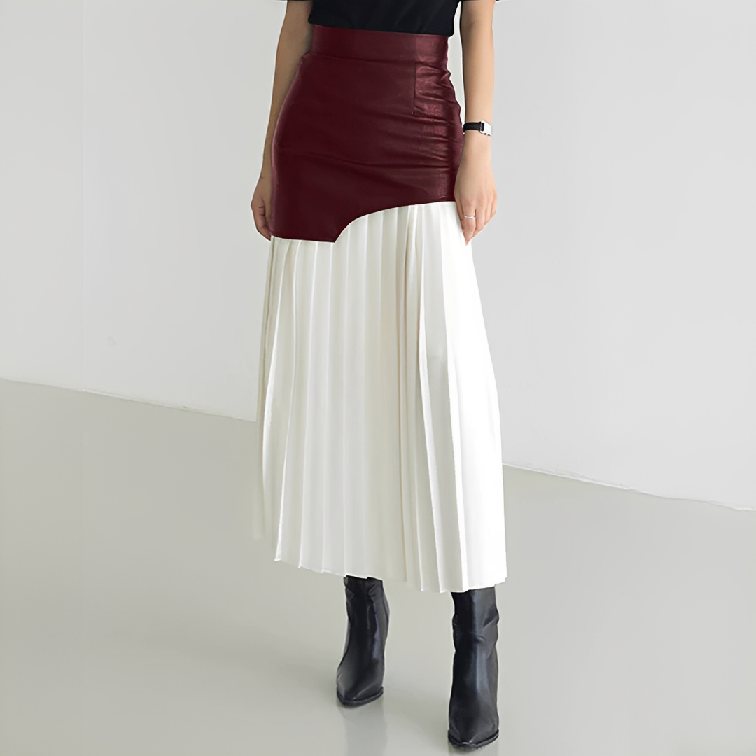 Venedita - Jupe maxi asymétrique