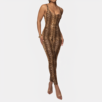Elaine - Robe moulante élégante avec motifs