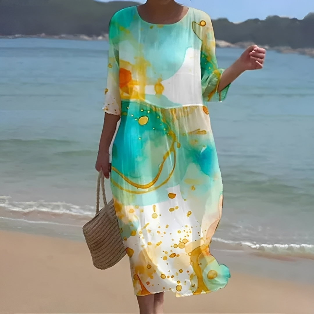 Angelica - Robe d'été élégante et fluide pour femme