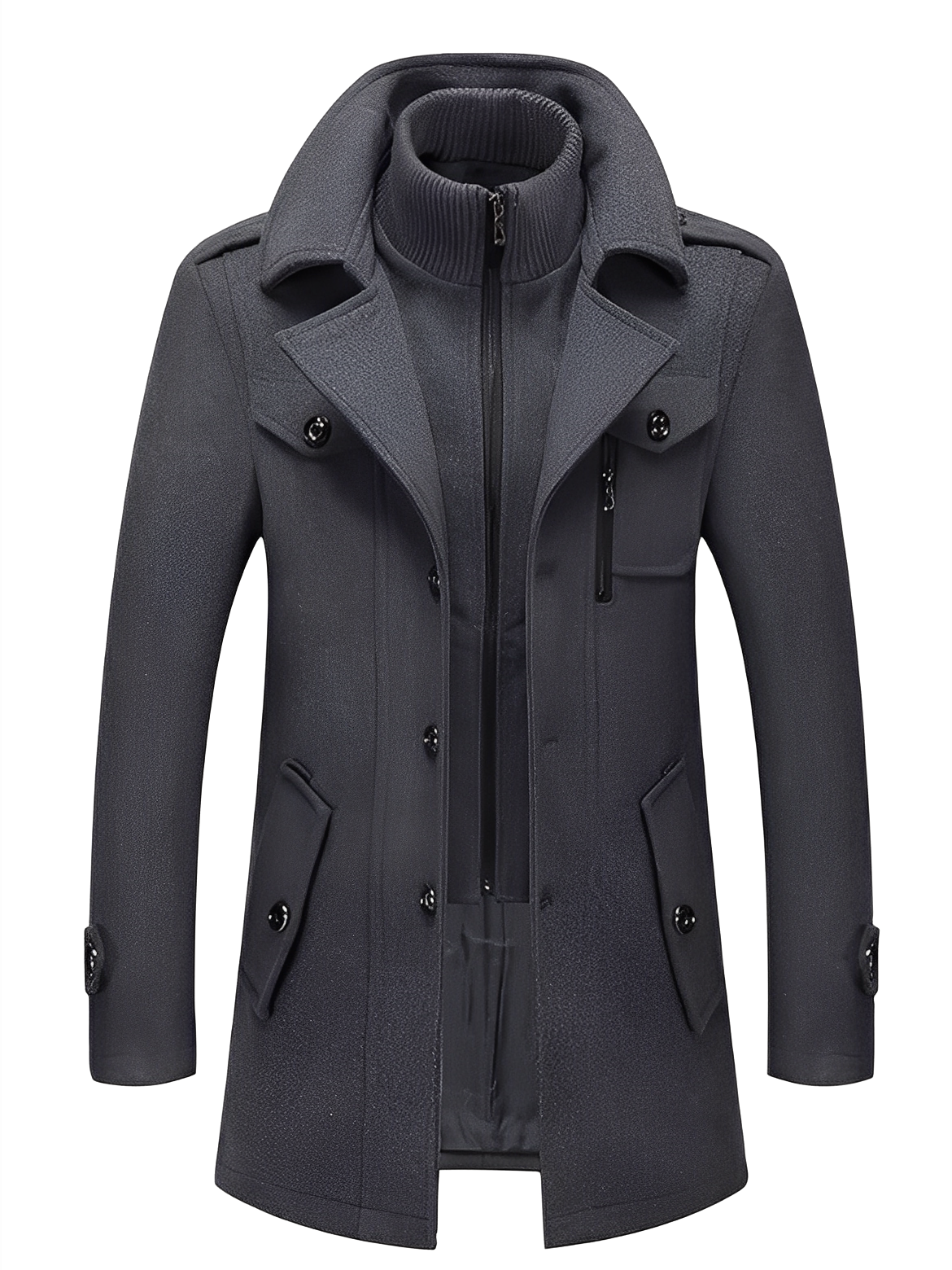 Philip - Manteau moderne avec poches pour homme