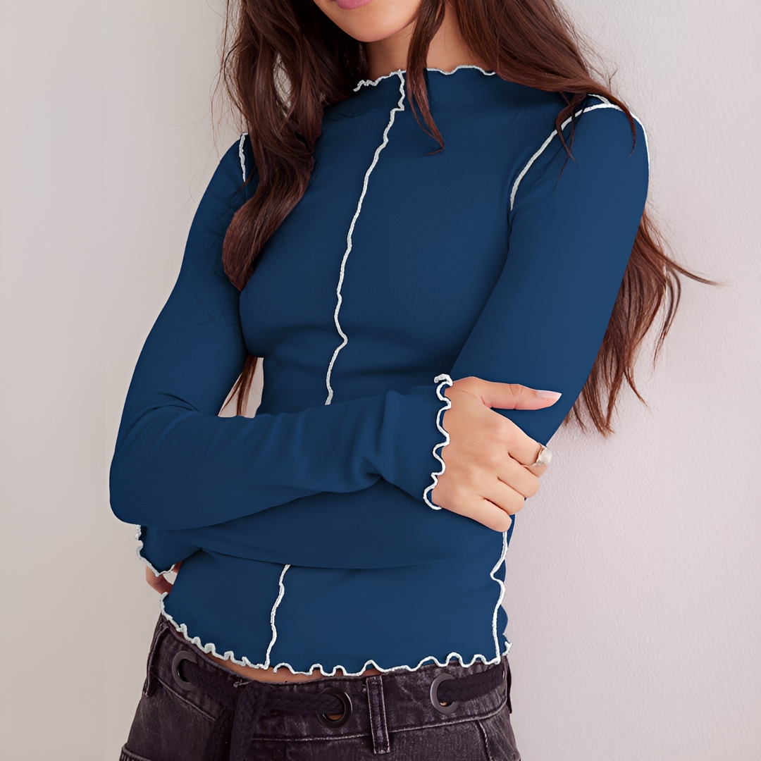 Shania - Chemise Confortable à Manches Longues