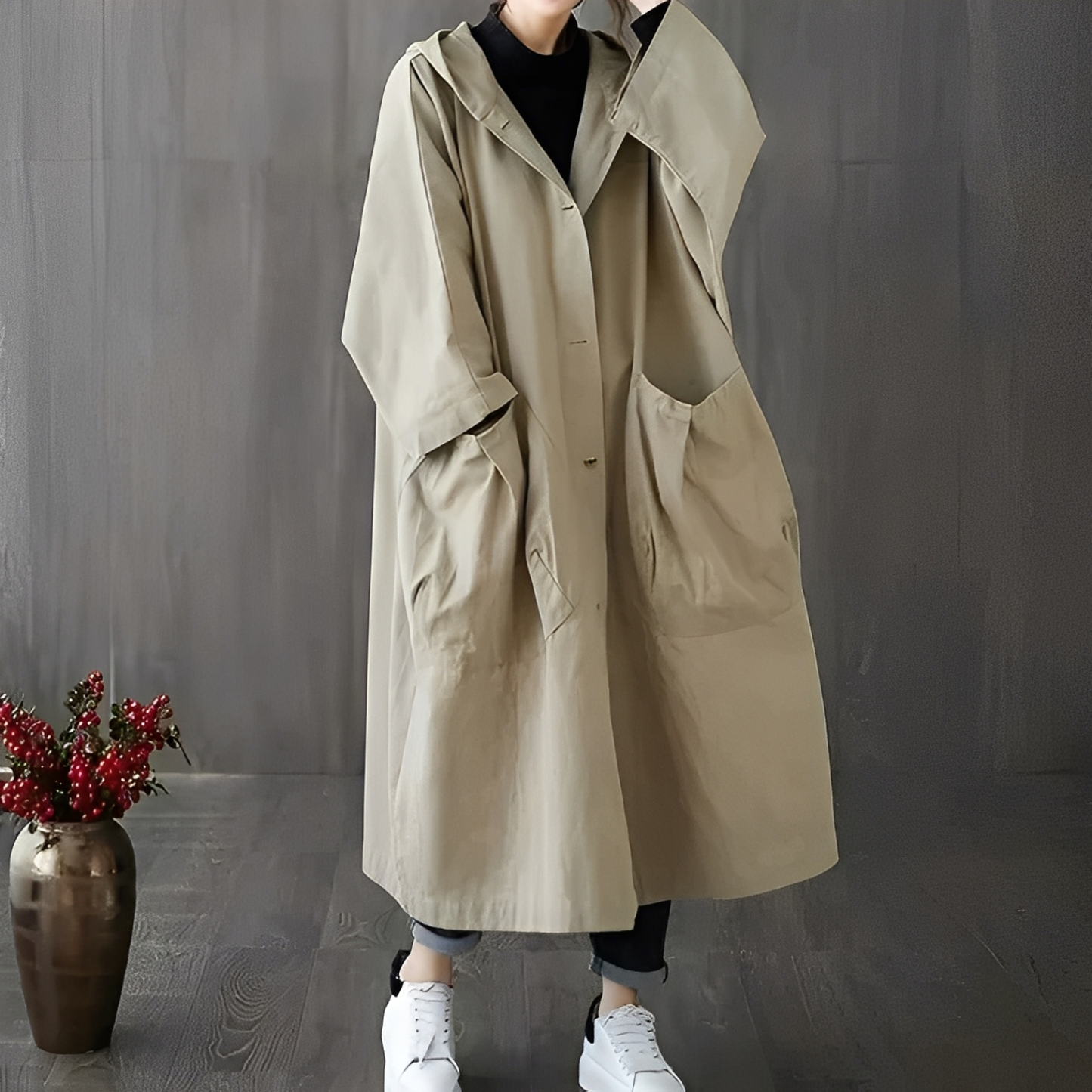 Dael - Trench-coat oversize pour femme
