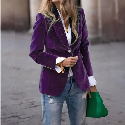 Lyliane - Klassische legere Damenjacke mit Knöpfen