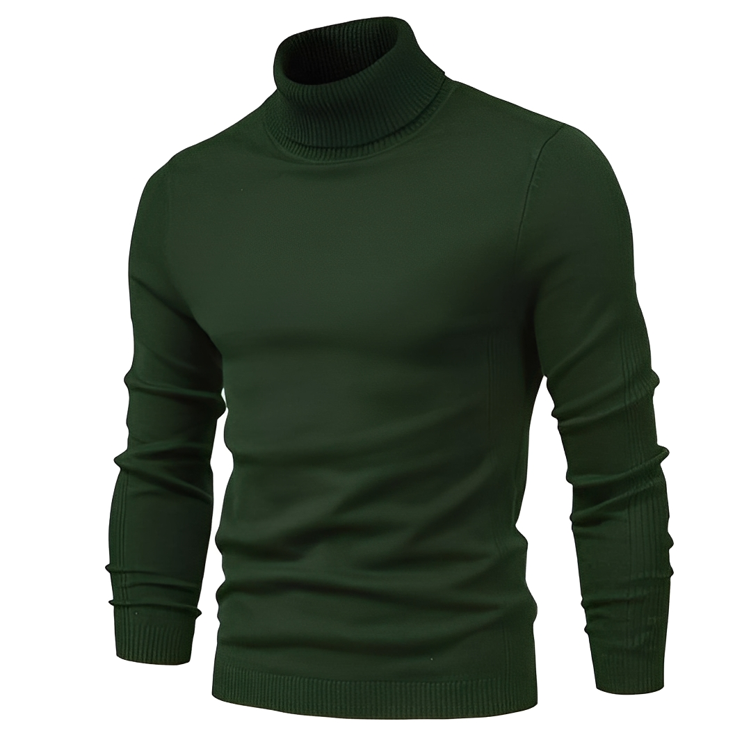 Darvin - Pull à col roulé chaud pour homme
