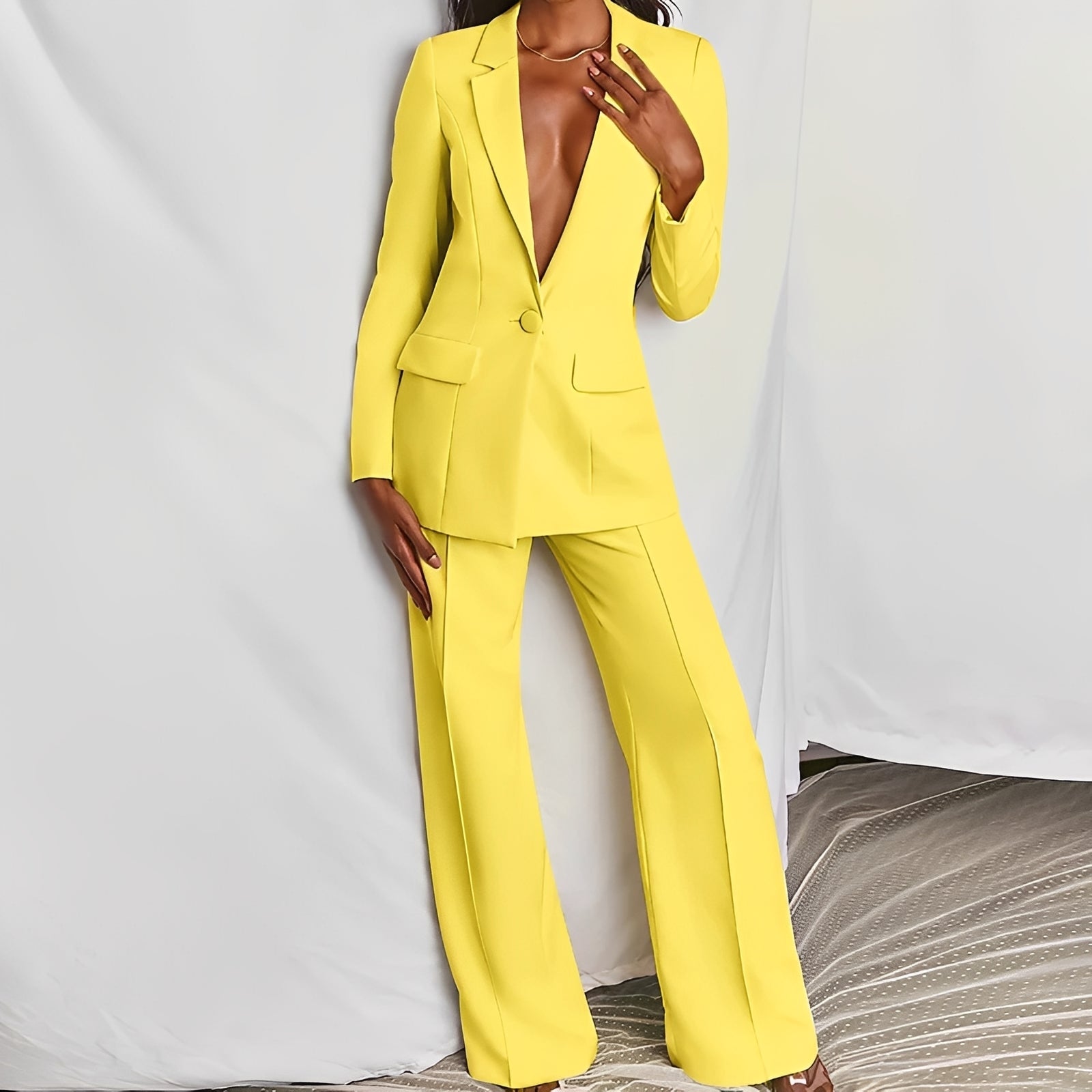 Darlyn - Ensemble blazer et pantalon pour femme