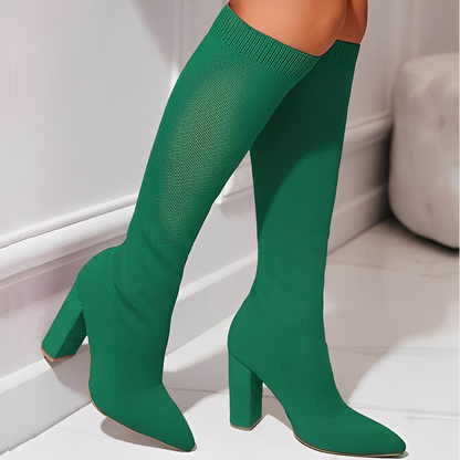 Marilyne - Élégantes bottines tricotées pour femmes
