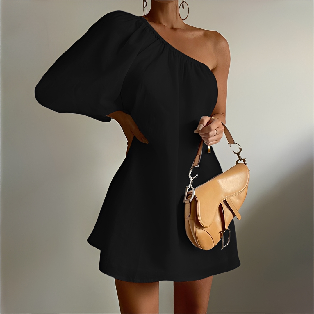 Jessy - Robe Courte Asymétrique