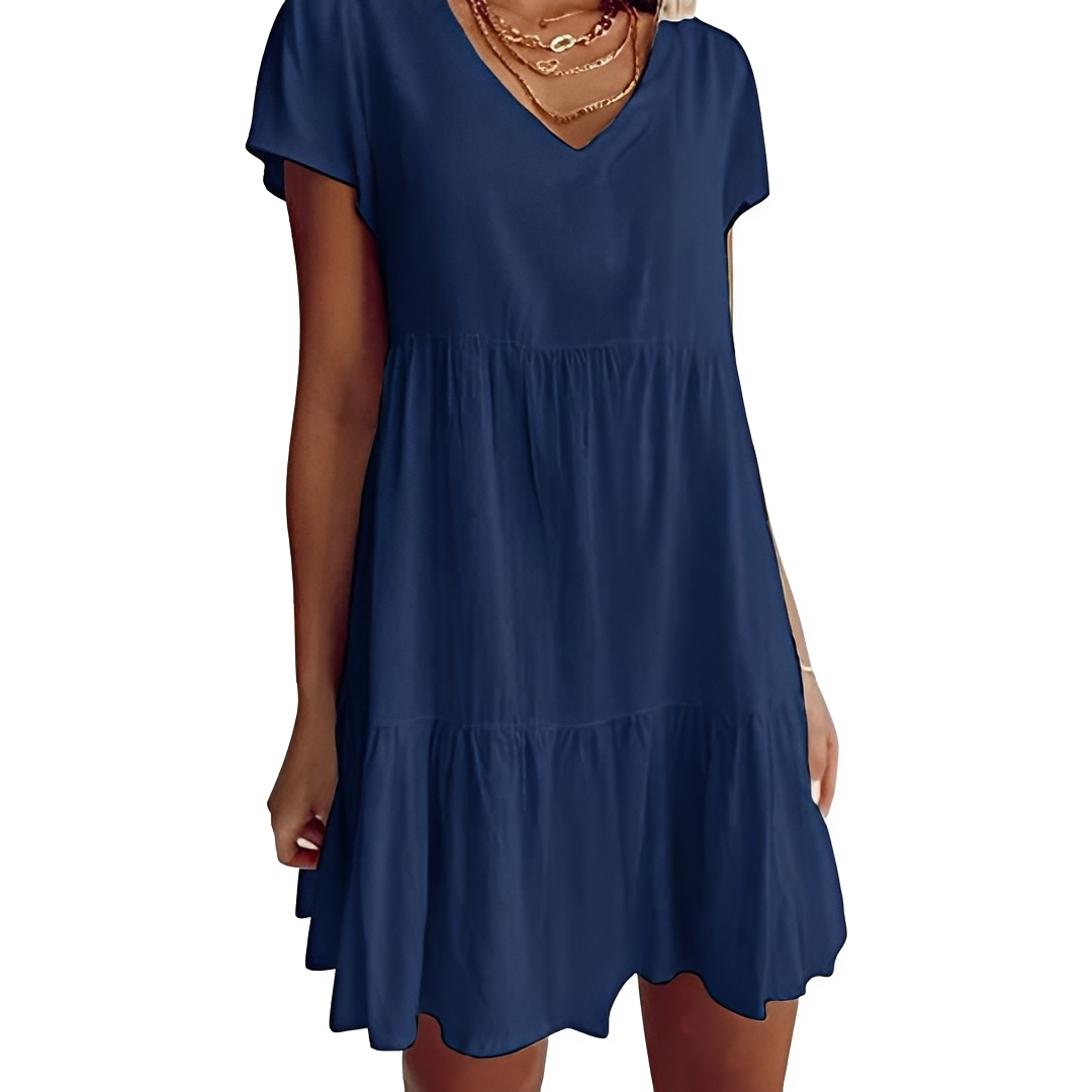 Judith - Mini Robe Décontractée Ample