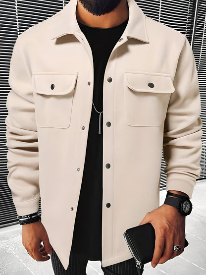 Clinton - Blazer moderne avec col à revers et poches pour homme