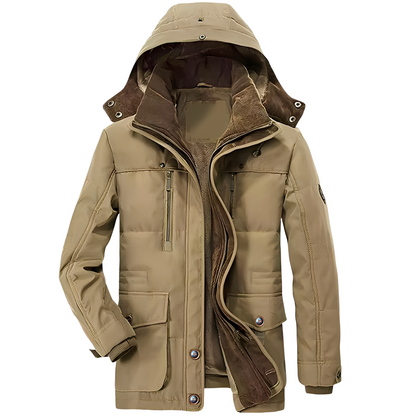 Bruce - Veste à capuche stylée avec doublure chaude pour hommes